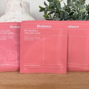 Biodance Bio Collagen Real Deep Mask 3 Pack Viral Korean Hydrating Face Masks